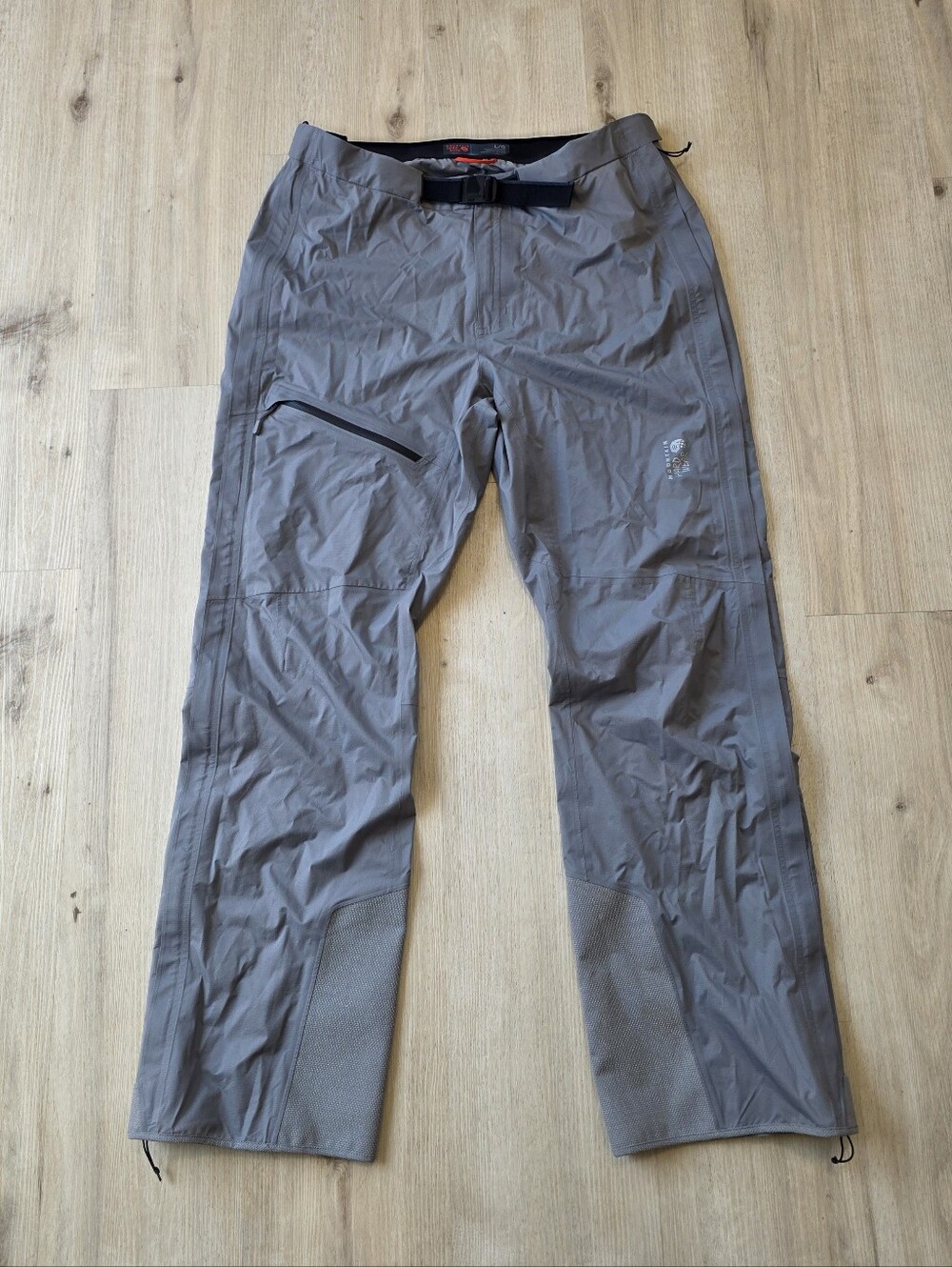 Mountain Hardwear Men's Stretch Ozonic Rain Pants Size L/G Gray